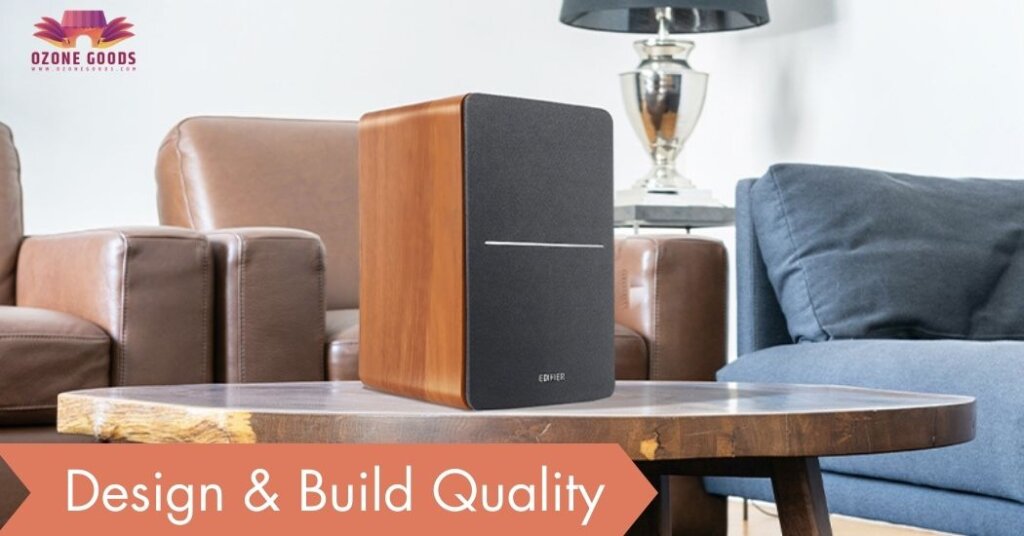 Edifier R1280T Design & Build Quality